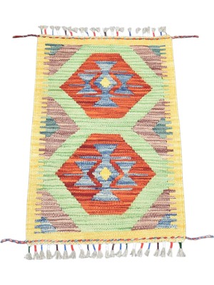 Zehra Abla Halı Yeni El Dokuma Dekorluk Cerit Yörükleri Meşhed Iran Yün Kilim 7279