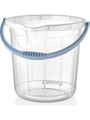 PremiumPort Şeffaf 21 Lt Temizlik Kovası, Dayanıklı ve Pratik Kullanım