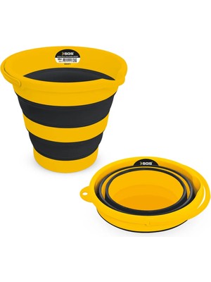 PremiumPort 12 Litre Katlanabilir Akordiyon Kova, Pratik ve Şık Tasarım