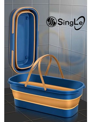 PremiumPort Pratik Katlanabilir 12L Çok Amaçlı Temizlik Kovası, Taşınabilir ve Kullanışlı