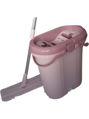 PremiumPort 3 Bölmeli Kovalı Portable Mikrofiber Bezli Tablet Mop Temizlik Seti