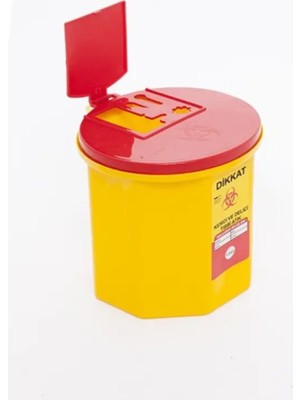 PremiumPort Sağlık Atık Kova Seti, 1,3 Lt, 5'li Paket, Güvenli ve Pratik Kullanım