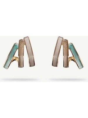 Yargıcı Üç Sıralı Küpe