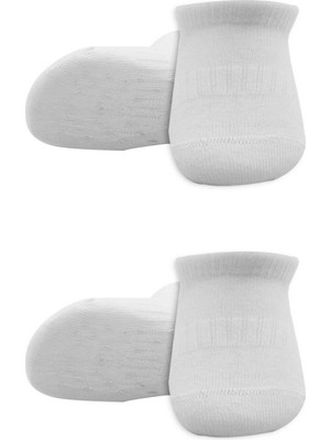 Urfakent 2'li Sneakers Kaymaz Basic Penye Çorap 20103 Beyaz Beyaz