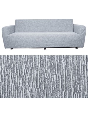 Nurluk 3 Kişlik Bir Adet Jakarli Kumaş Lastikli Esnek Kaliteli Koltuk  Çekyat Kanepe Kılıfı