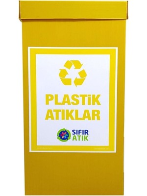 PremiumPort Çevre Dostu Plastik Atık Toplama Kutusu, Pratik ve Şık Tasarım