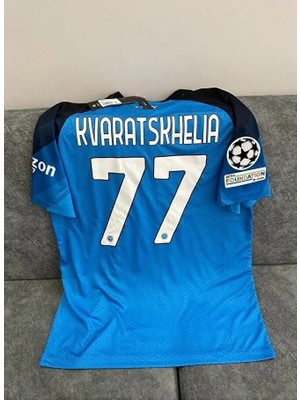 Napoli 2023/24 Yeni Sezon Kvaratskhelıa Iç Saha Forması