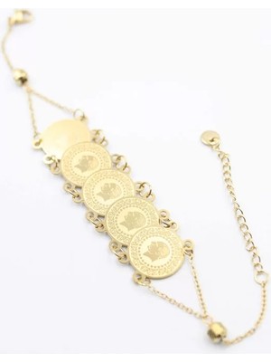 Die Grup Çeyrek Bileklik - Altın