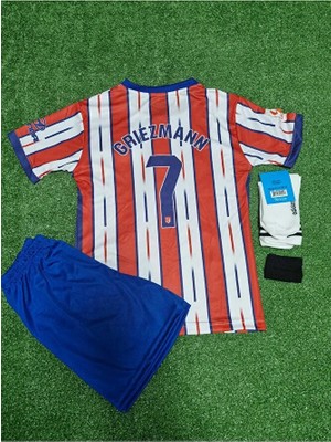 Atletico Madrid 2023/24 Yeni Sezon Antoine Griezmann Çocuk Forması 4'lü Set