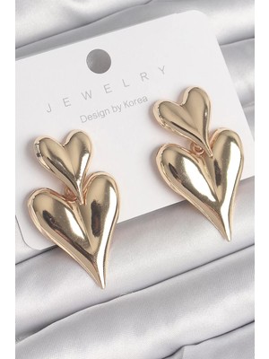 LTG Nova Pirinç Gold Renk Sallantı Model Kadın Küpe - TJ-BKP10233