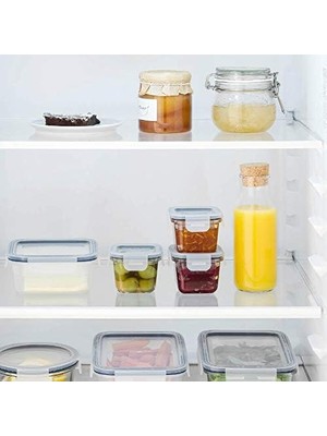 Mabeyn Ikea Asıa 365+ Gıda Kabı, Cam Kapaklı, 180 Ml, 3'lü Set