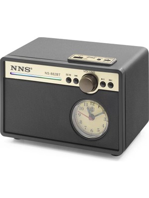 LTG Nova Bluetooth Nostaljik Hoparlör Fm Saatli 187 x 137 x 130 cm NS882BT