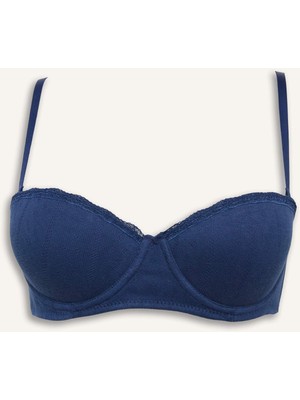 DeFacto Dantel Detaylı Kaplı Pedsiz Balenli Balkonet Sütyen F6140AX26SP