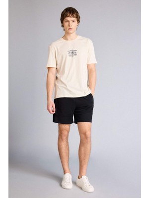 DeFacto Slim Fit Dar Paça Basic Şort B8674AX26SM
