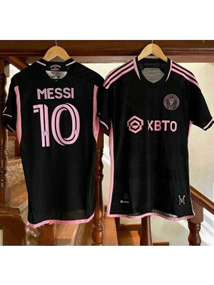 I.n.t.e.r Miami 2023/24 Yeni Sezon Lionel Messi Deplasman Forması (Black)