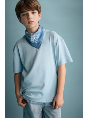 DeFacto Premıum Oversıze Kalın Tişört Erkek ÇOCUK G6486A826SM