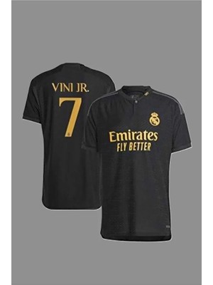 V'inicius Jr 2023-24 Sezonu R.madrid Alternatif Yetişkin Forması (Third)5