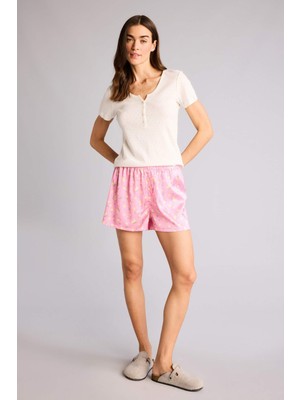 DeFacto Regular Fıt Kısa Boy Saten ALT G8169AX26SM