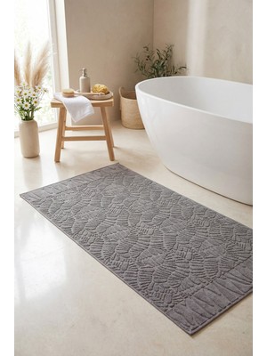 PremiumPort Yumuşak ve Nefes Alan Pamuk Ayak Havlusu, Antrasit, 70X130, 790 gr