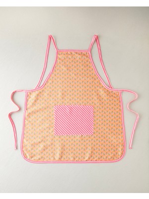 English Home Whispering Petals Polyester Mutfak Önlüğü 75x80 cm Pembe - Turuncu