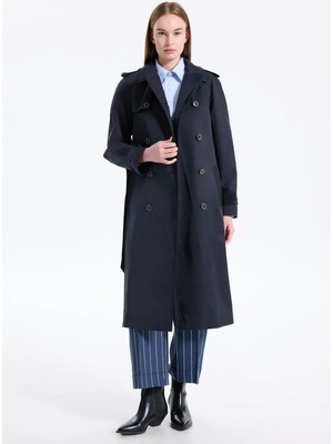 Lauren Ralph Lauren Lacivert Kadın Standart Trençkot 297951259