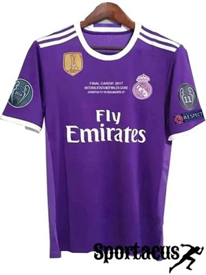 R.madridd 2017 Cardiff Şampiyonlar Ligi Finali Cristiano Ronaldo Forması (Kısa)