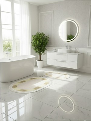 PremiumPort Çiftli Paspas Seti, Deri Taban, Kaymaz, Temizlik ve Konfor Için Ideal