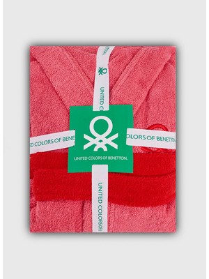 United Colors Of Benetton Pembe Unisex Çocuk Çocuk Bornozu BE-2813-PNK Benetton Çocuk Bornoz