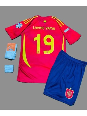 Lamine Y,a,m,a,l, Euro 2024 Ispanya Çocuk Forması 4'lü Set