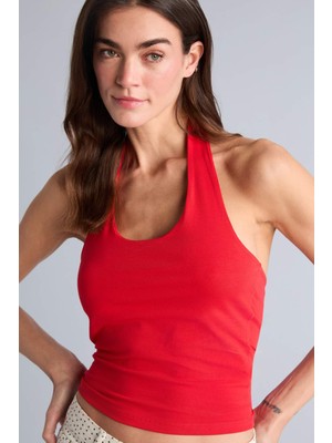 DeFacto Slim Fit Halter Yaka Atlet F6279AX26SM