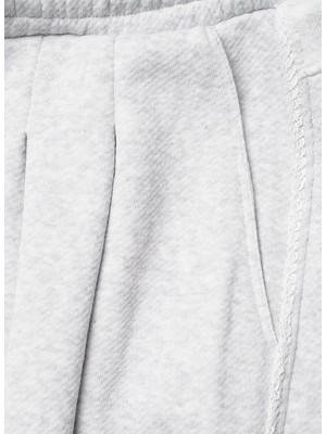 Boss Açık Gri Kadın Oversize Melanj Eşofman Altı 50554282