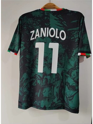 Italya 2023-24 Yeni Sezon Nicolò Zaniolo Konsept Forması