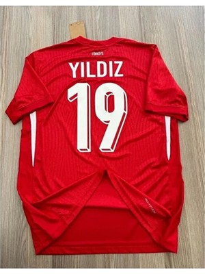 Türkiye Euro 2024 Futbol Şampiyonası Kenan Yıldız Deplasman Forması (Red)