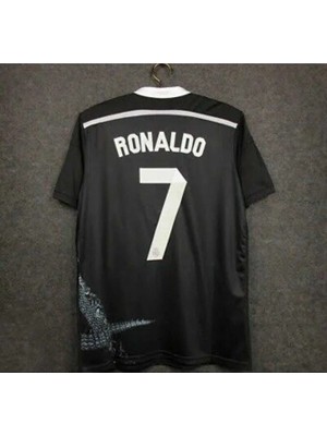 R. Madridd 2014/15 Şampiyonlar Ligi Finali Ejderha Desenli Cristiano Ronaldo Forması (Kısa)