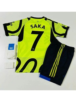 A.r.s.e.n.a.l 2024/25 Yeni Sezon Bukayo Saka Deplasman Çocuk Forması 4lü Set