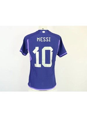 Lionel Messi 2022 Dünya Kupası Arjantin Deplasman Forması