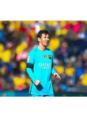 F.c B.a.r.c.e.l.o.n.a Lionel Messi 2015/16 Sezonu Özel Nostalji Forması (Turkuaz)
