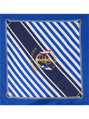 Lauren Ralph Lauren Mavi Kadın Çizgili Fular 454P09785