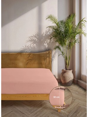 Monolisse Pudra Çarşaf Seti Siena 100X200 Lastikli Çarşaf Seti