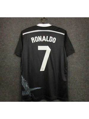 R. Madridd 2014/15 Şampiyonlar Ligi Finali Ejderha Desenli Cristiano Ronaldo Forması (Kısa)