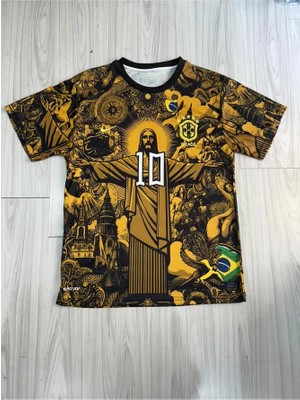 Brezilya Neymar Jr Özel Konsept Forması (Hardal)