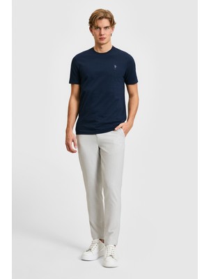 U.s. Polo Assn. Erkek Açık Gri Pantolon (Kanvas-Chino) 50322361-VR001
