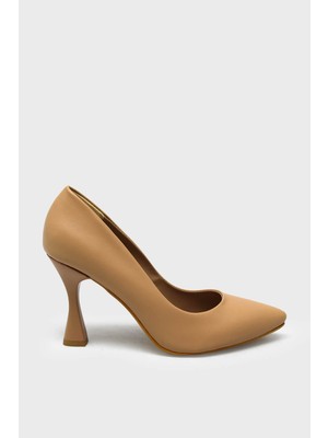 Kanuga Kadın Yazlık Topuklu Ayakkabı Nut LPA1301