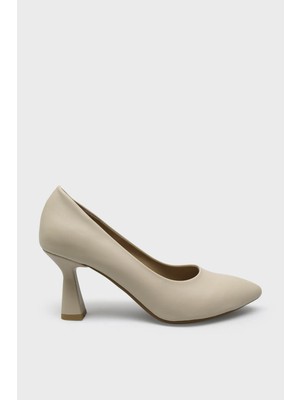 Kanuga Kadın Topuklu Ayakkabı Bej BB2022-52