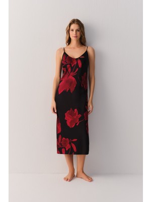 Suwen Seductive Satin Uzun Gecelik