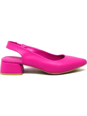 Kanuga Kadın Topuklu Ayakkabı Fuşya BB2022-10