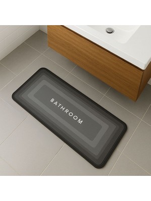 PremiumPort Süper Emici Kaymaz Tabanlı Uzun Paspas 40X120 Cm, Güçlü Temizlik Için