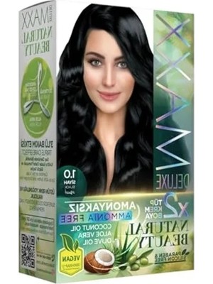 MarkEntegra 1.0 Siyah Amonyaksız Saç Boyası, Maxx Deluxe