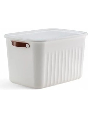 MarkEntegra Dekoratif Kapaklı Kutu, 35X25X22 cm Ölçülerinde, 15 Litre Saklama Alanı