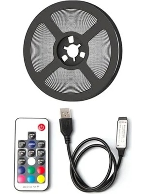 MarkEntegra 3 Metre Uzunlu Kumandalı Rgb Şerit LED Seti, Enerji Sınıfı A++